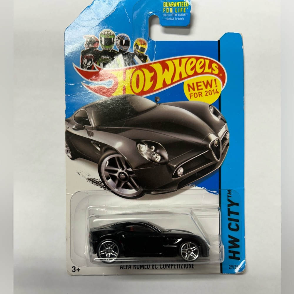 2014 Hot Wheels ALFA ROMEO‎ 8C COMPETIZIONE HW City Black 29/250 PR5's